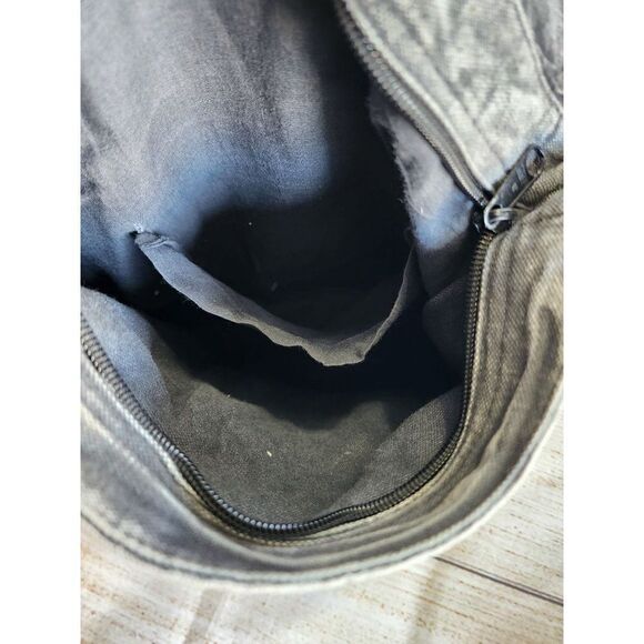 Boho Style Shoulder Bag, Grey - Picture 4 of 6